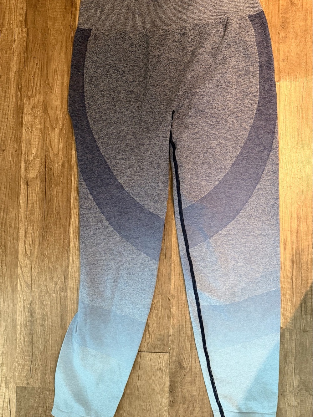Pink Victoria’s Secret Seamless Ombre Active Leggings - Blue